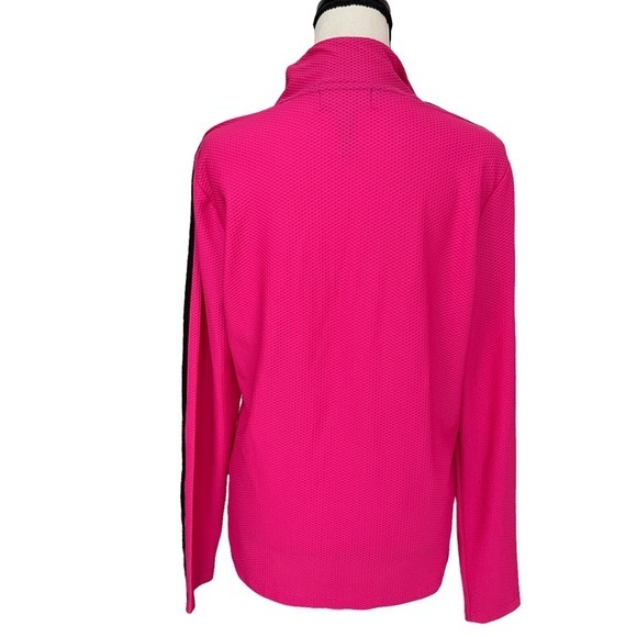 Lauren Ralph Lauren Women's Pink and Black 1/4 Zip Activewear Shirt Size XL - Picture 3 of 6